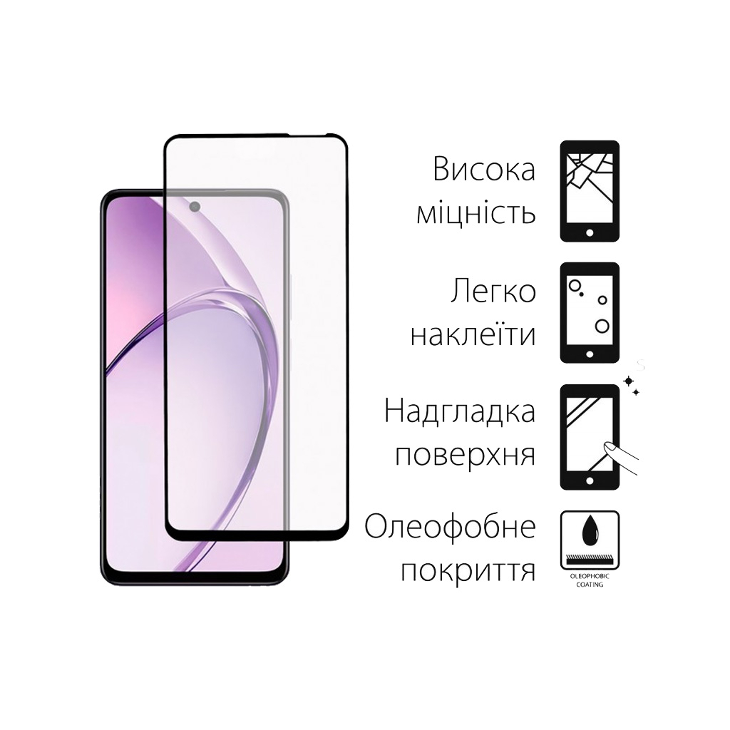Скло захисне Dengos Oppo A40m Black 2 pcs (DG-TG2P-80) Скло захисне Dengos Oppo A40m Black 2 pcs (DG-TG2P-80)