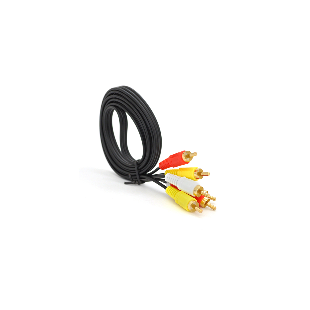 Кабель мультимедійний 3xRCA M to 3xRCA M 1.5m black Voltronic (YT-3хRCA(M)/3хRCA(M)-1.5G) Кабель мультимедійний 3xRCA M to 3xRCA M 1.5m black Voltronic (YT-3хRCA(M)/3хRCA(M)-1.5G)