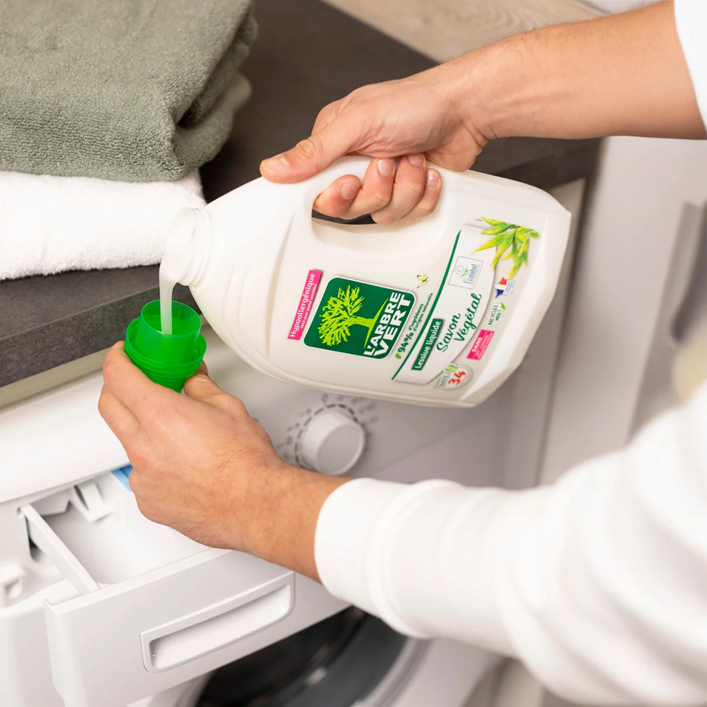 Гель для прання L'Arbre Vert Рослинне мило 1.53 л (3450601046254)