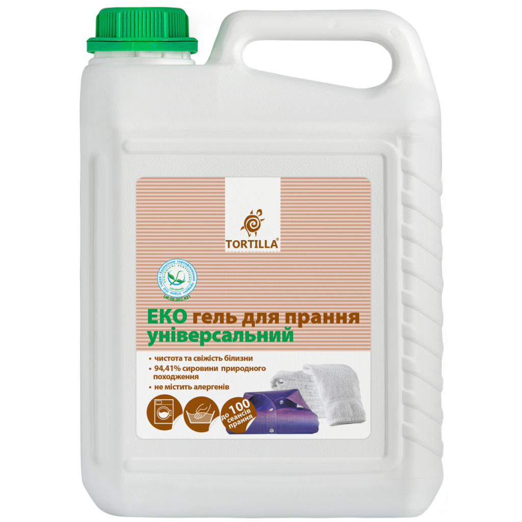 Гель для прання Tortilla Еко Універсальний 5 л (4820178060073)