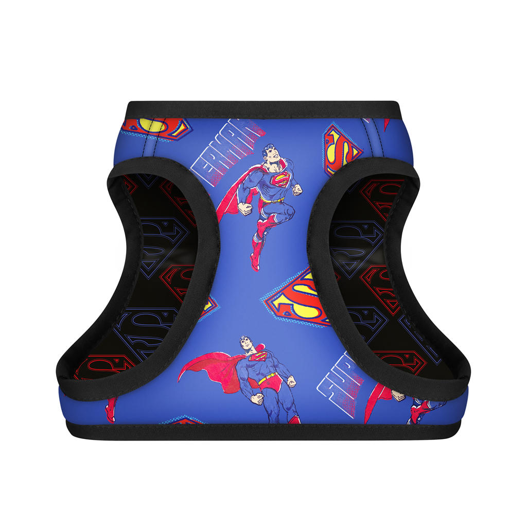 Шлея для собак WAUDOG Clothes м'яка з QR адресником "Сила Супермена" XS1 (220-1079) Шлея для собак WAUDOG Clothes м'яка з QR адресником "Сила Супермена" XS1 (220-1079)