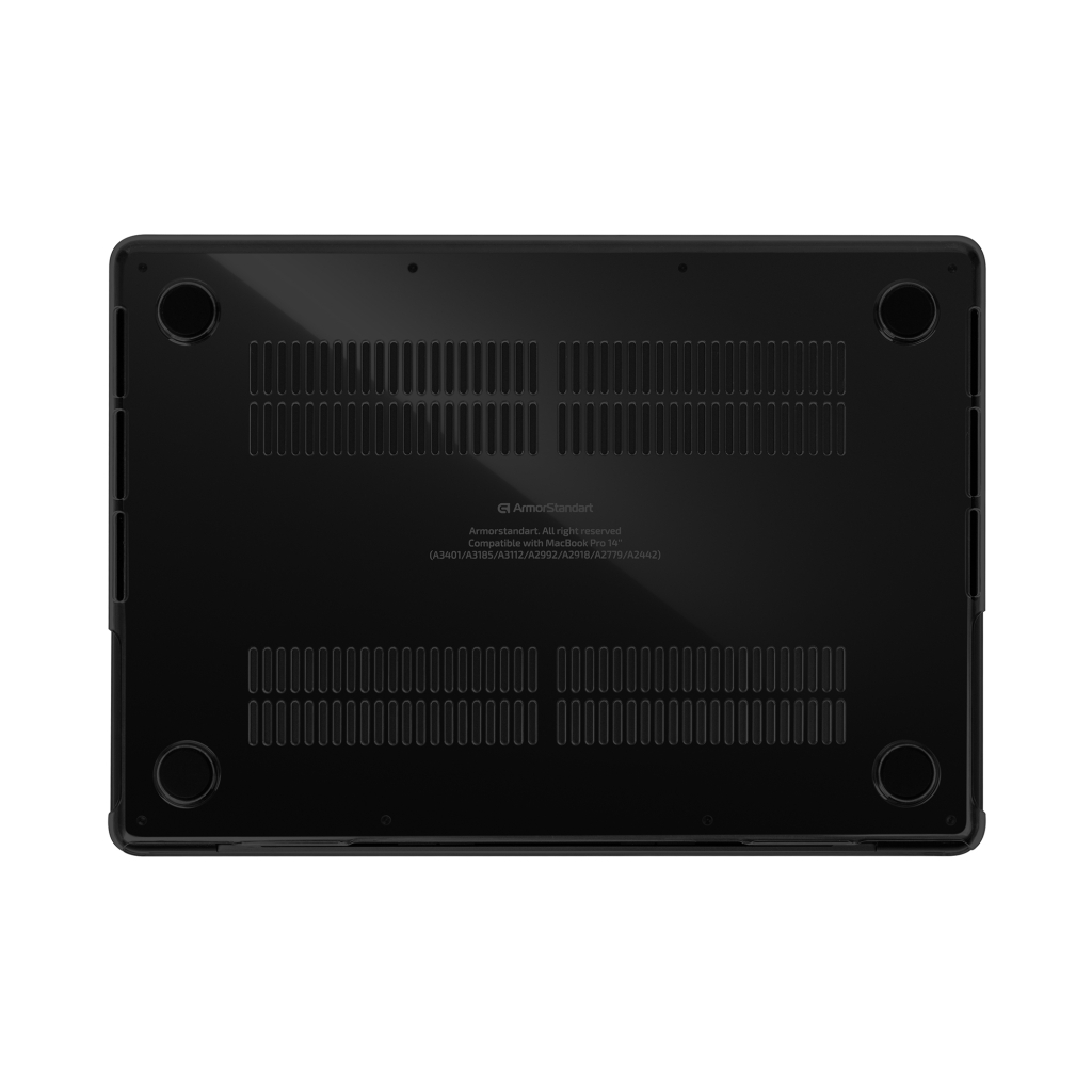Чохол до ноутбука Armorstandart 13.6" MacBook Air M4/M3/M2 (A3240/A3113/A2681) Black Crystal (ARM79441) Чохол до ноутбука Armorstandart 13.6" MacBook Air M4/M3/M2 (A3240/A3113/A2681) Black Crystal (ARM79441)