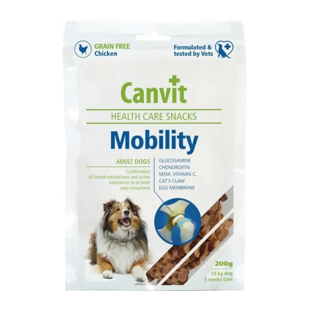 Ласощі для собак Canvit Mobility з куркою 200 г (8595602508792)