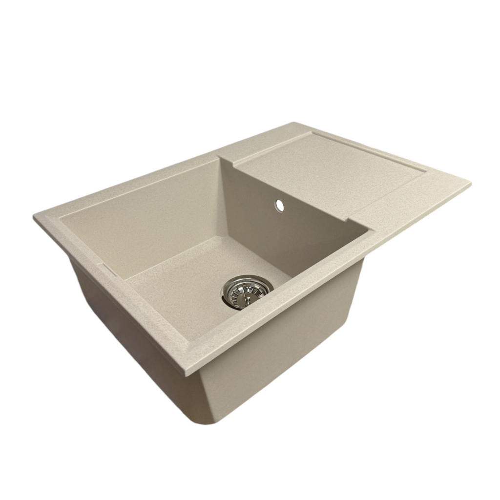 Мийка кухонна Adamant Horizon Medium Avena + змішувач + дозатор (4824296104506)