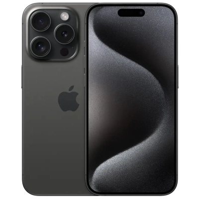 Мобільний телефон Apple iPhone 15 Pro 128Gb Black Titanium (REF A) BREEZY (2AMTUV3)