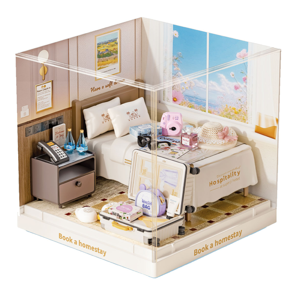 Конструктор Mini House румбокс серії Інтер'єр Міні – Готельний номер (8038)