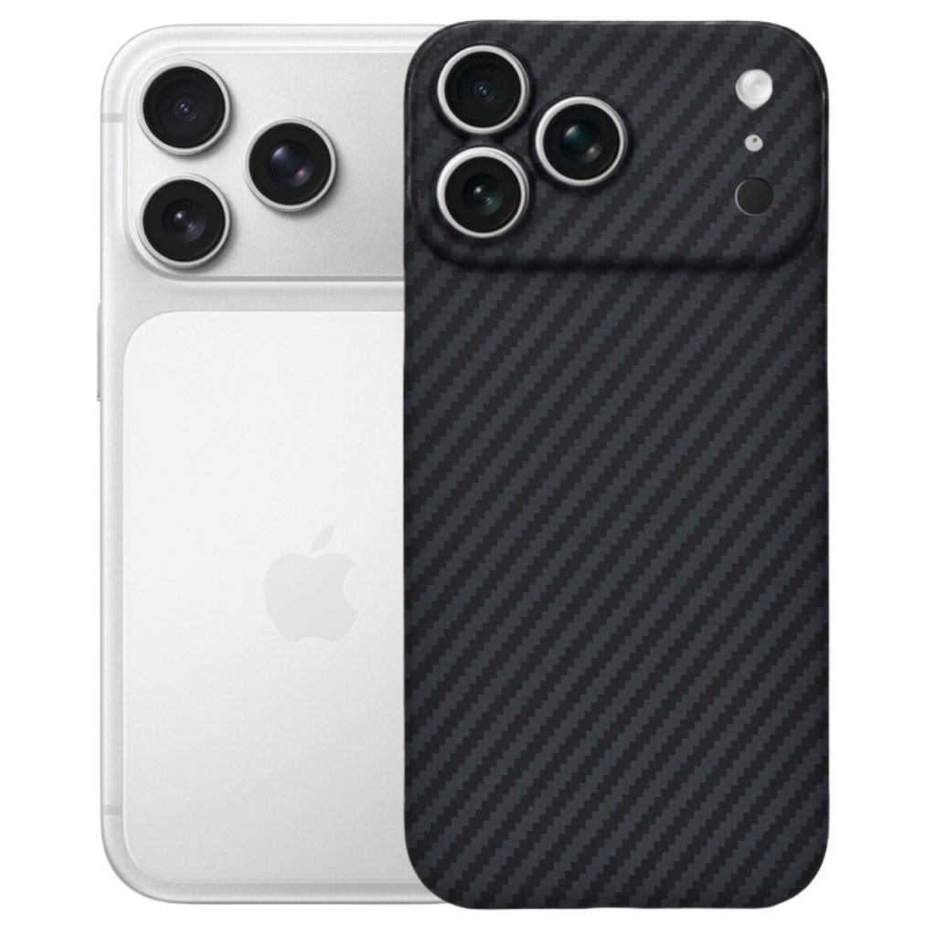 Чохол до мобільного телефона BeCover FIBRA Carbonite MagSafe Apple iPhone 17 Pro Max Black (715410)