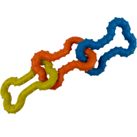 Toy for dogs Petstages Three bones mini multicolored 16 cm (0871864002437)