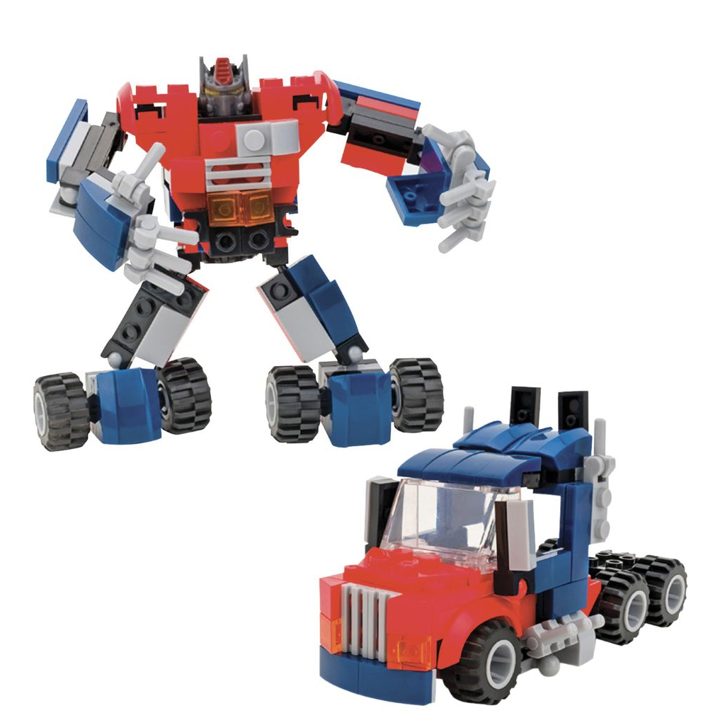 Конструктор Cubix Traxfigure 2-в-1, червоний/синій (39727/2) Конструктор Cubix Traxfigure 2-в-1, червоний/синій (39727/2)