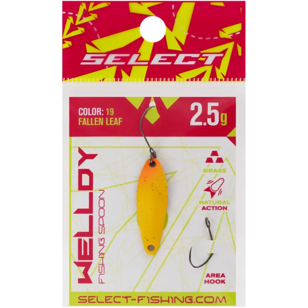 Блешня Select Welldy 2.5g 31mm 19 Fallen Leaf (1870.81.12) Блешня Select Welldy 2.5g 31mm 19 Fallen Leaf (1870.81.12)