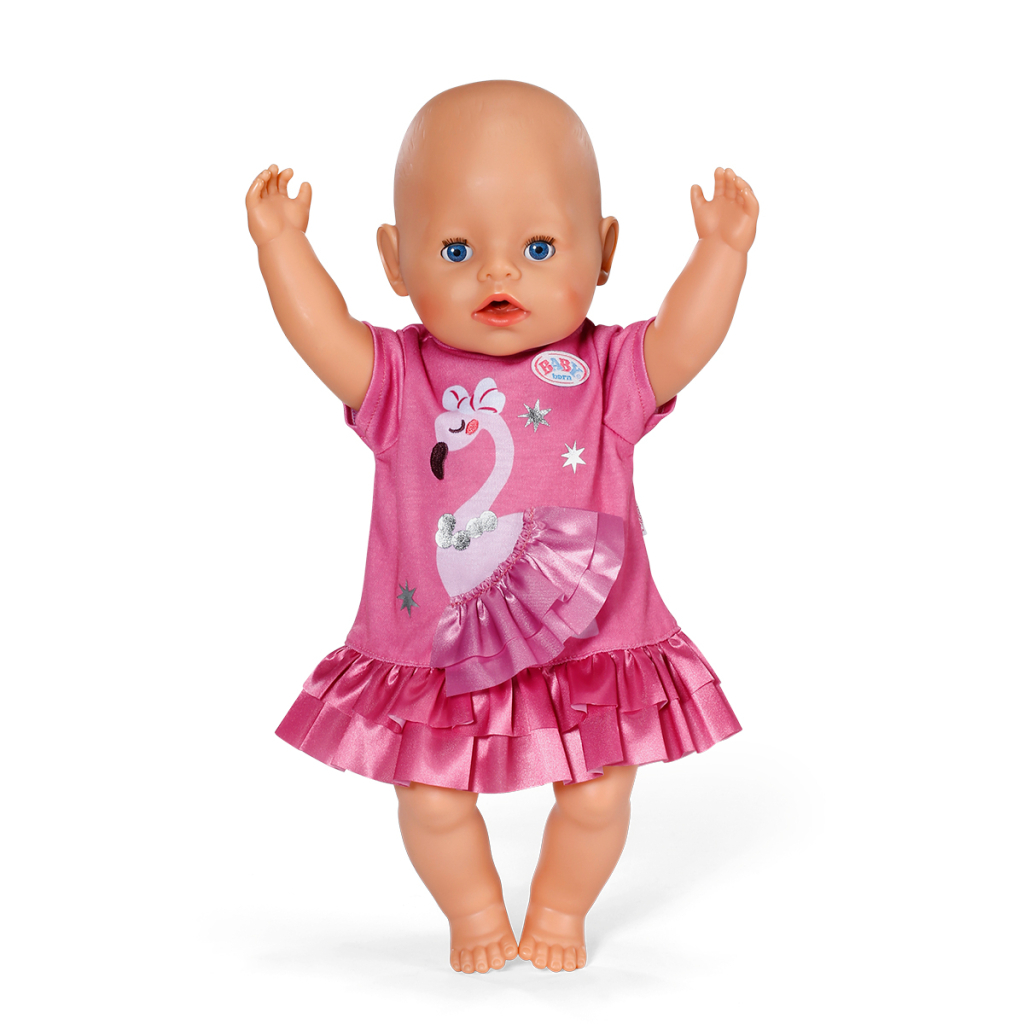 Аксесуар до ляльки Baby Born Одяг для ляльки Baby Born Сукня з фламінго (839423)