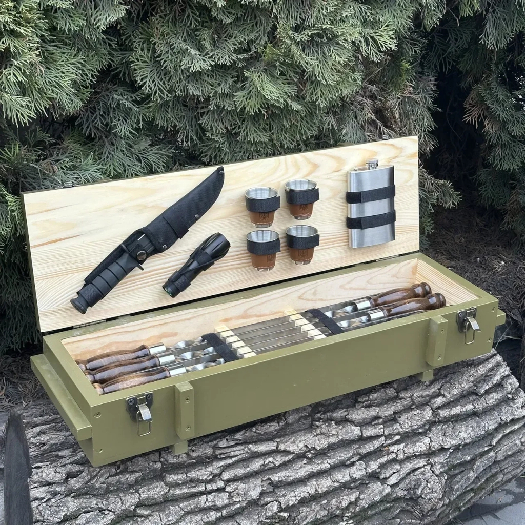 Набір для барбекю Metalzavod Мілітарі оливковий (PN-Militari-OLV)