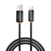 Data cable USB 2.0 AM to USB-C 1.0m 3A black XO (XO-CB-300UC-BK)