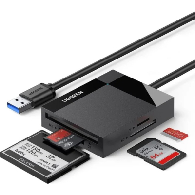 Зчитувач флеш-карт USB 3.0 All-in-One 0.5m Card Reader Ugreen (30333)