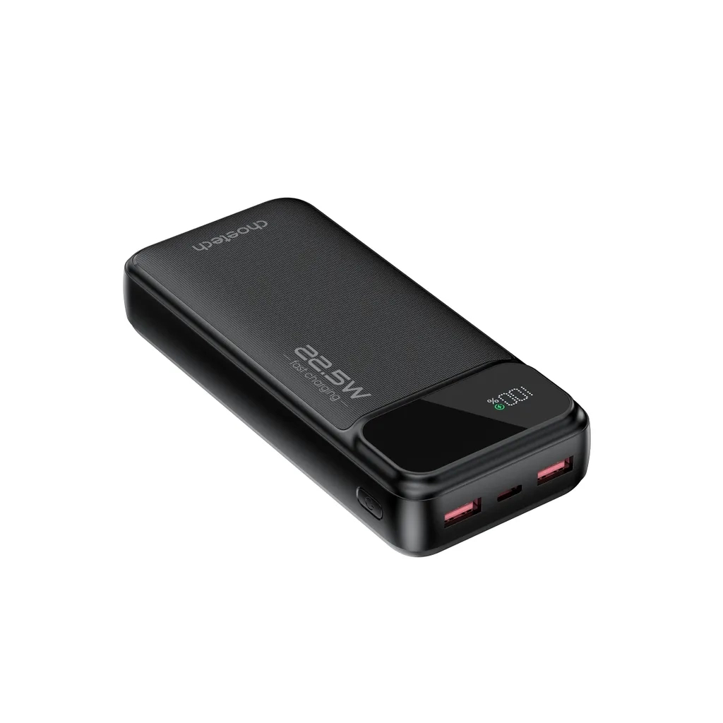 Повербанк Choetech 20000mAh, 22.5W, PD, QC/3.0, Black (B729-CCBK)