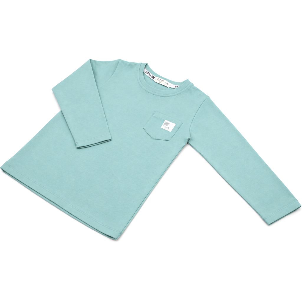 Кофта дитяча Breeze длинным рукавом (20813-116B-mint) Кофта дитяча Breeze длинным рукавом (20813-116B-mint)