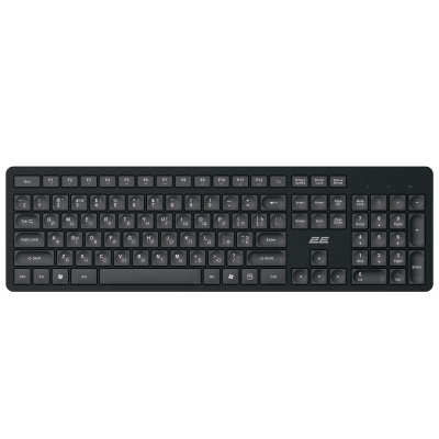 Клавіатура 2E KS260 Wireless Black (2E-KS260WB_CI)