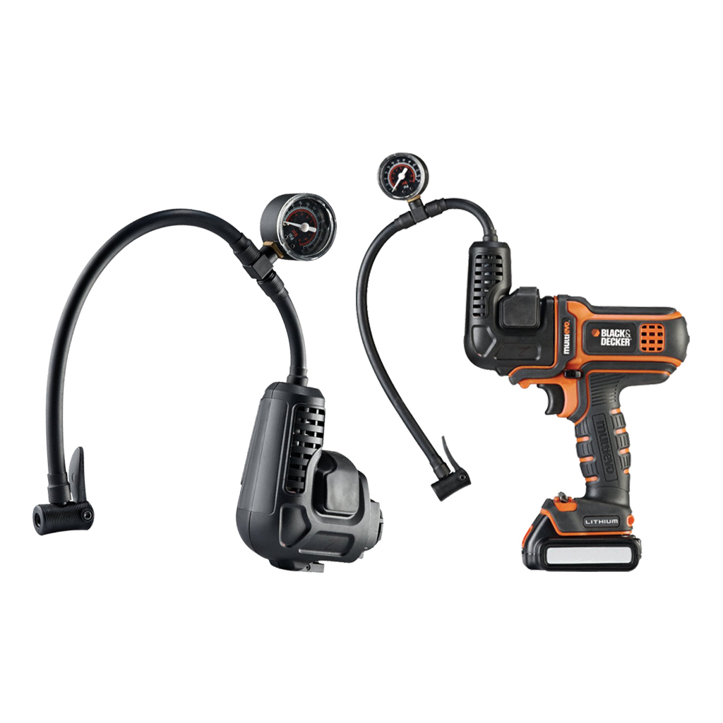 Насадка Black&Decker Насадка Multievo, компрессор с манометром BLACK+DECKER, с наборо (MTNF9)