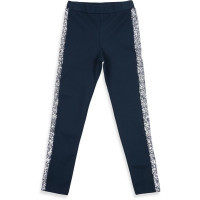 Лосини дитячі Breeze с лампасами из пайеток (11529-140G-blue)