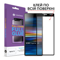 Скло захисне MakeFuture Sony Xperia 10 Full Cover Full Glue (MGF-SOX10)