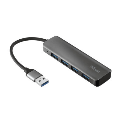 Hub Trust Halyx 4-Port USB-A 3.2 ALUMINUM (23327_TRUST)
