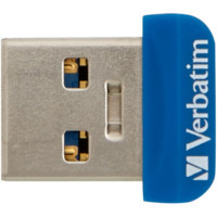 USB флеш накопичувач Verbatim 16GB Store 'n' Stay Nano Blue USB 3.0 (098709)