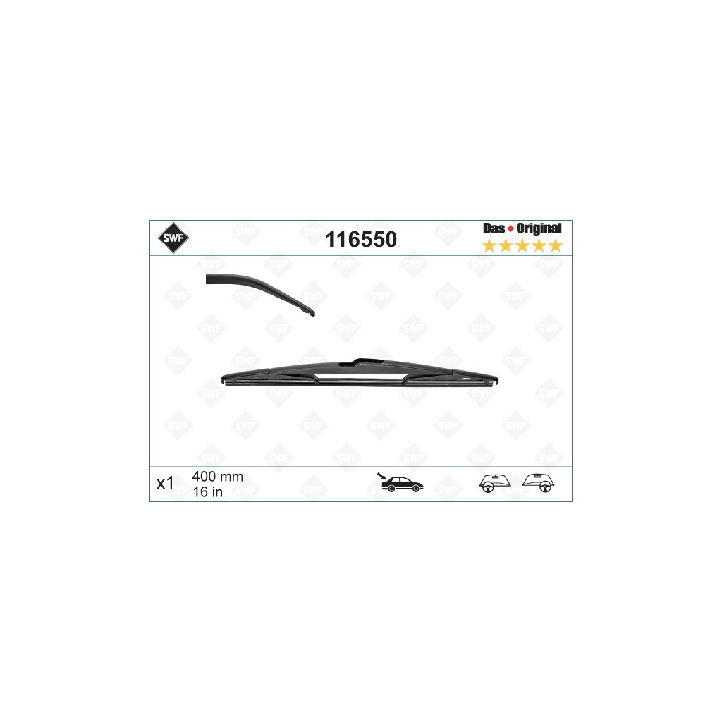 Щітка склоочисника SWF 116550 Щітка склоочисника SWF 116550