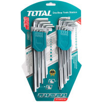 Total tool set of hexagon keys + TORX 18 pcs. (THT106KT0181)