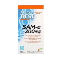 Amino acid Doctor's Best SAM-e (S-Adenosylmethionine) 200 mg, 60 tablets (DRB-00206)
