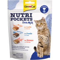 Treats for cats GimCat Nutri Pockets Marine mix 150 g (4002064419268)