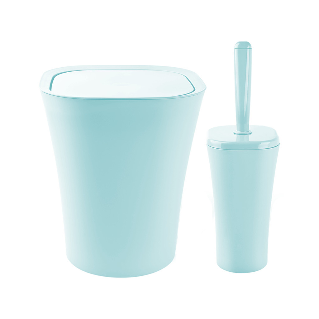 Набір для ванної кімнати Planet Household Papillon 2 предмети блакитний (6892)