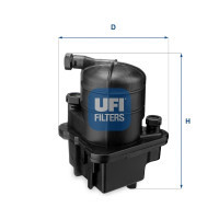 Fuel filter UFI 24.087.00