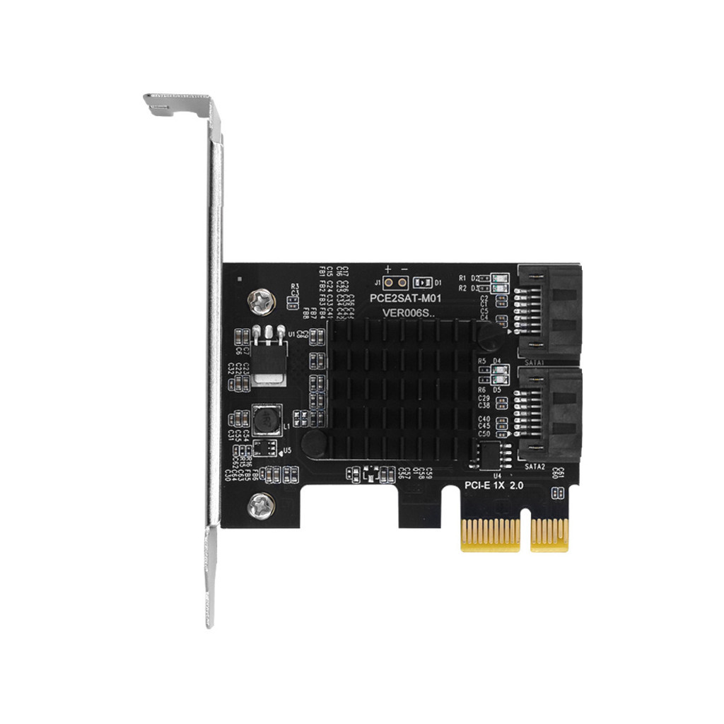 Контролер Dynamode PCI-E to 2 х SATA III (6 Gb/s), 2 ch (PCI-E-2xSATAIII-Marvell)