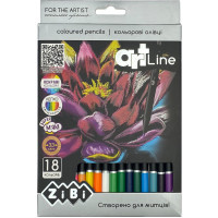 Colored pencils ZiBi Art Line round 18 colors (ZB.2433)