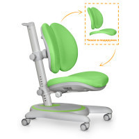 Children's chair Mealux Ortoback Duo Green (Y-510 KZ)