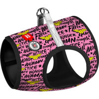 WAUDOG Clothes Dog Harness with QR Passport "Wonder Woman in Pink" XS3 (1003-4010)