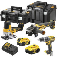 Набір електроіструментів DeWALT 3 од. 18 В XR Li-lon, вага 11.7 кг, 2 кейса, 2 АКБ та ЗП (DCK329P2T)