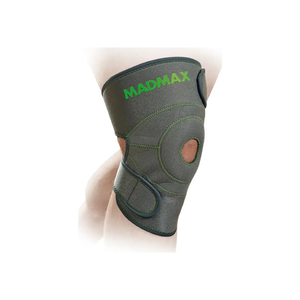 Фіксатор коліна MadMax MFA-295 Zahoprene Universal Knee Support Dark Grey/Green (MFA-295-U) Фіксатор коліна MadMax MFA-295 Zahoprene Universal Knee Support Dark Grey/Green (MFA-295-U)