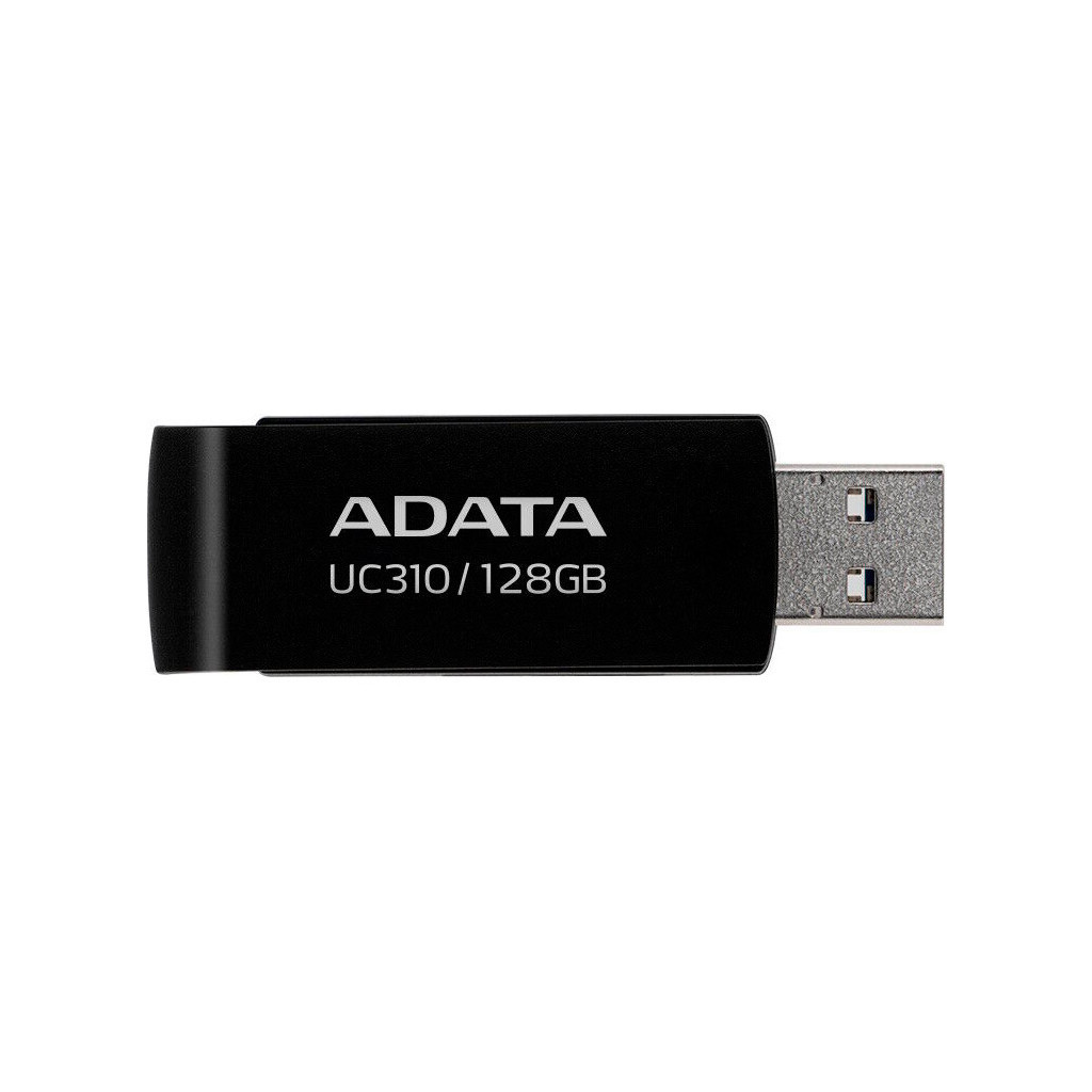 USB флеш накопичувач ADATA 128GB UC310 USB 3.2 Black (UC310-128G-RBK)