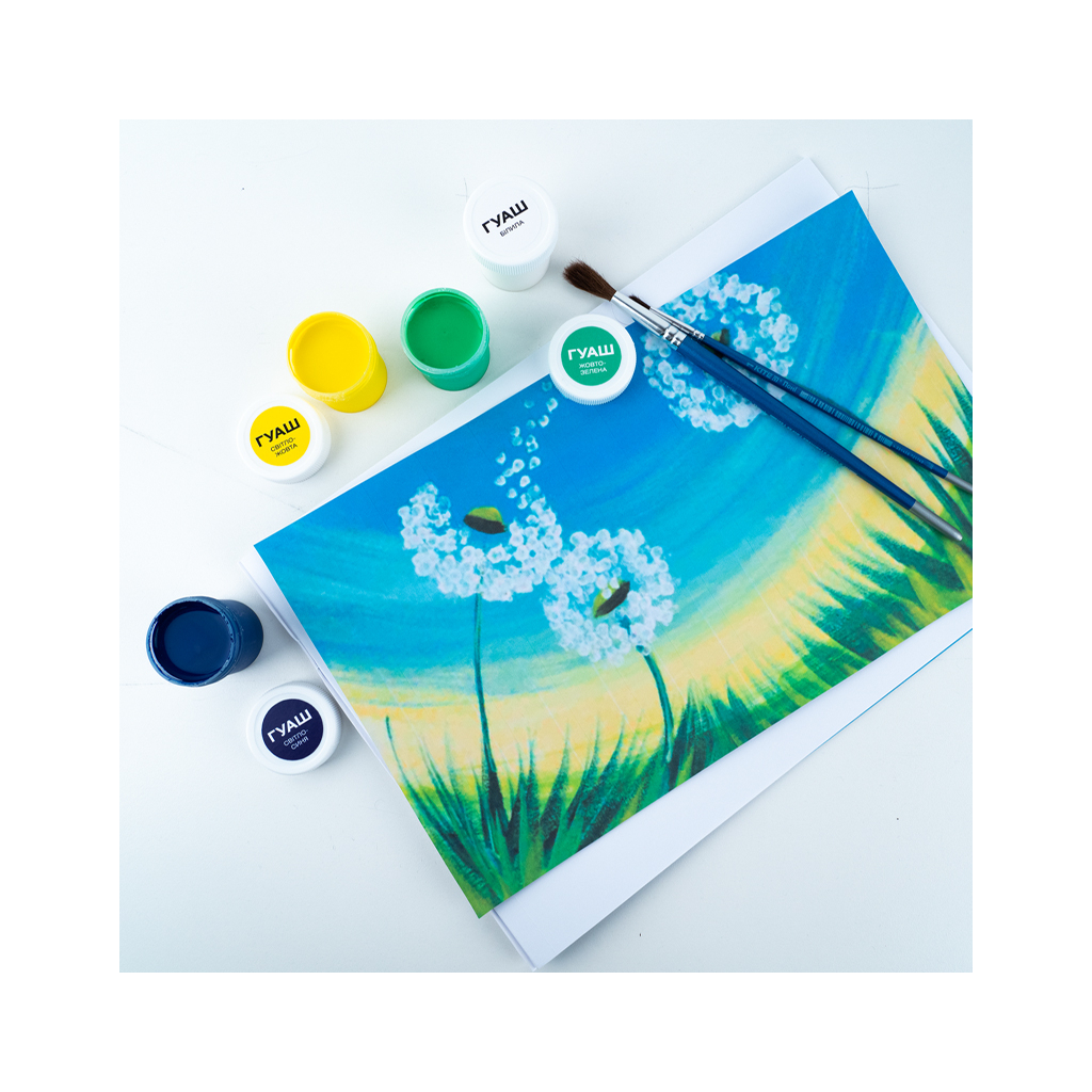 Гуашеві фарби Kite Classic 6 кольорів х 20 мл (K-062)