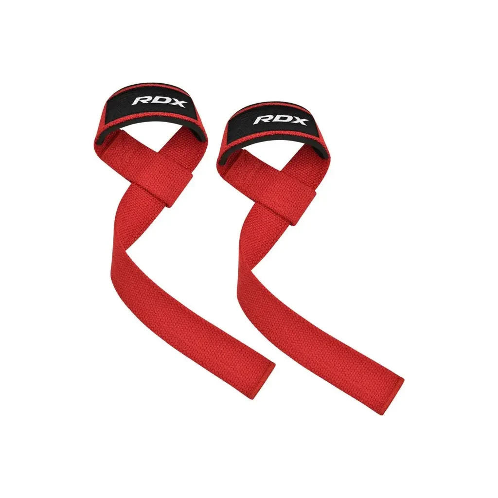 Кистьові лямки RDX W1 Gym Single Strap Red Plus (WAN-W1R+)