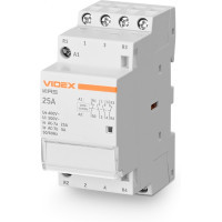 Контактор Videx 4п 25А 2НВ 2НЗ VF-RS-MC2O2C-25 RESIST