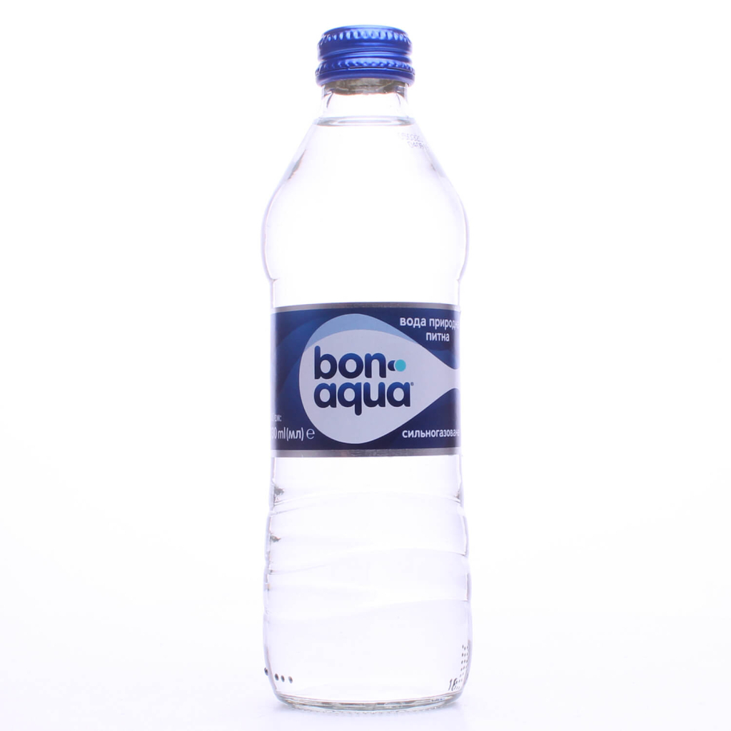 Мінеральна вода BonAqua Сильногазована 330 мл (50112326)