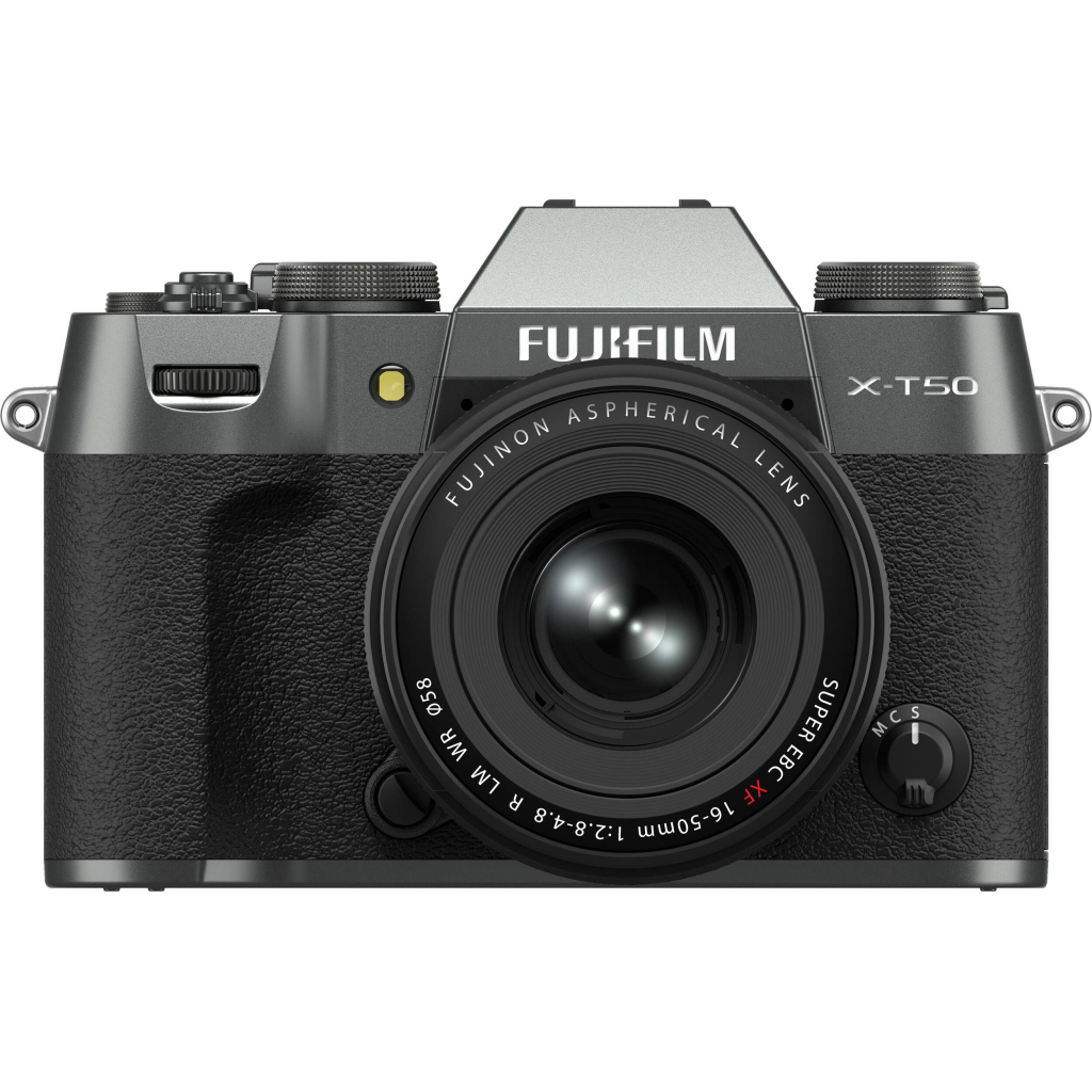 Цифровий фотоапарат Fujifilm X-T50 + XF16-50mmF2.8-4.8 R LM WR Kit Charcoal silver (16828650)