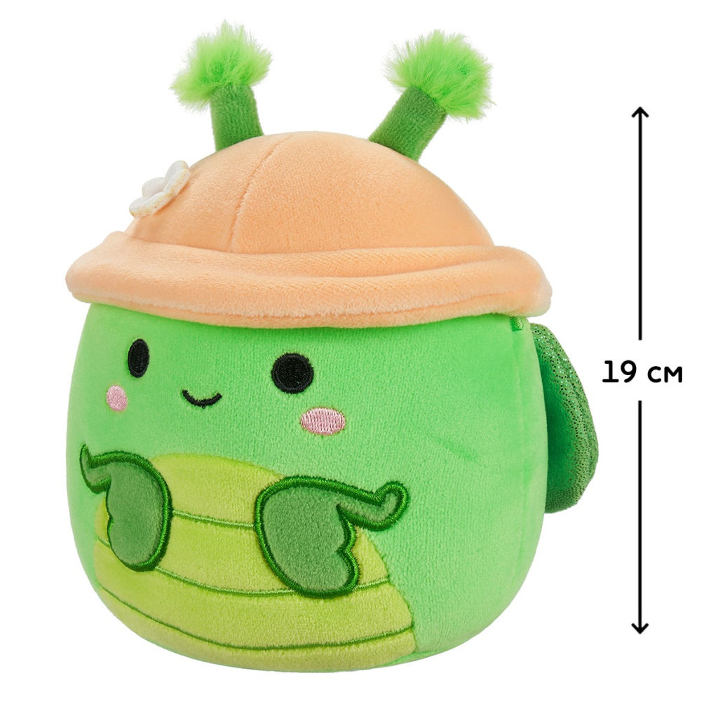 М'яка іграшка Squishmallows Богомол Трентон у капелюсі 19 см (SQER01217)