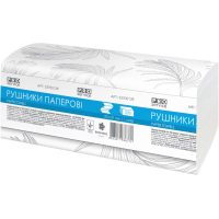 Paper towels PRO service Comfort V-fold single layer 250 pcs. (4823071636772)