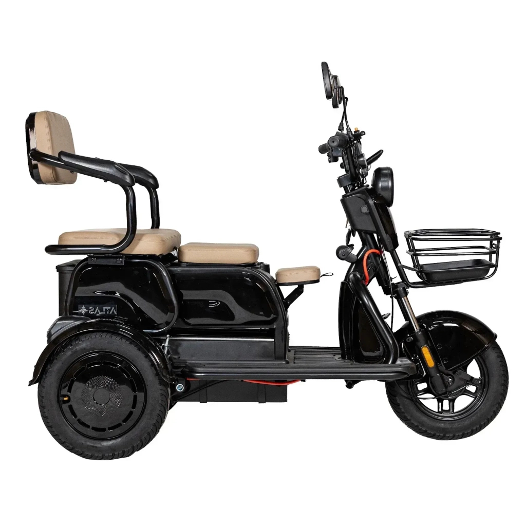 Електроскутер Atlas Elegant Trike 800W Black (4016)