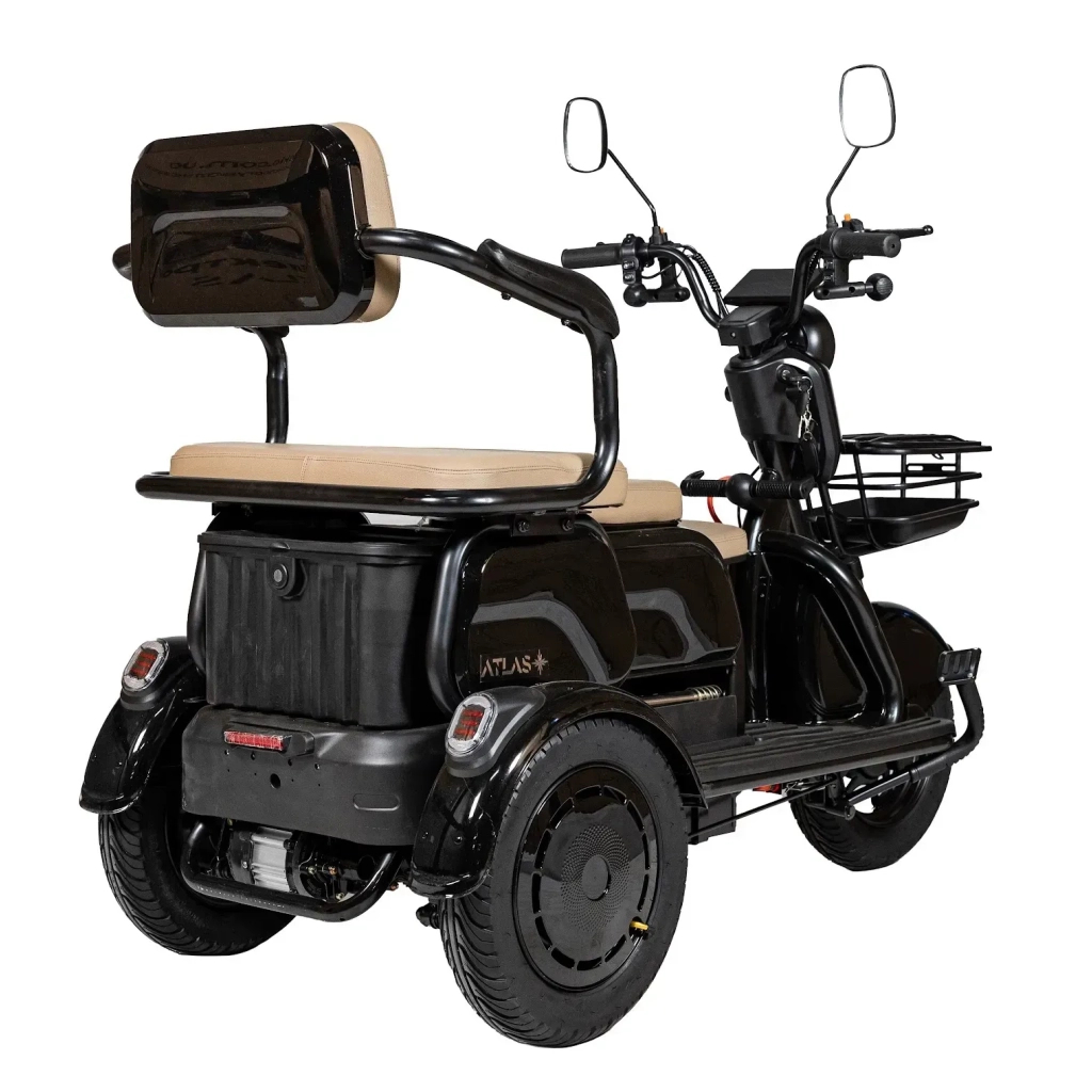 Електроскутер Atlas Elegant Trike 800W Black (4016)
