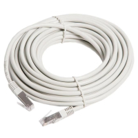 Patch cord 10m, FTP, cat.5e, CU, 24AWG, gray Kingda (KD-PAFT41000GY)