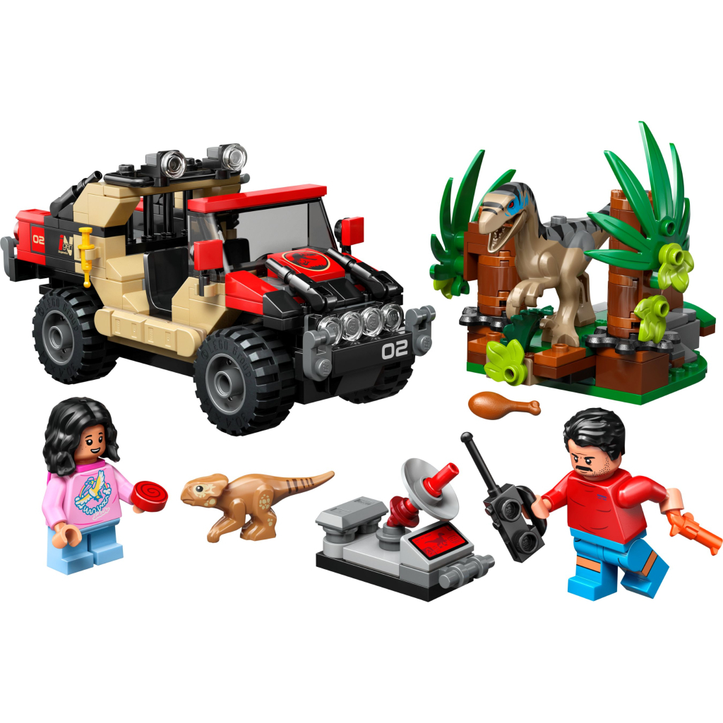 Конструктор LEGO Jurassic World Втеча по бездоріжжю від раптора (76972)